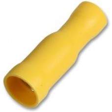 Fully Insulated Yellow 20 Amp Female Bullet Crimp Terminal 